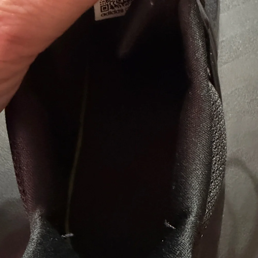 Adidas Bounce Black Knit Sneakers Running Shoes Size [10 1/2 - Picture 8 of 8